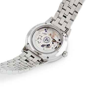 腕時計 ジャガールクルト JAEGER LECOULTRE ランデヴー ナイト&デイ Q3468121 346.8.56.S 自動巻き レディース 純正ダイヤ ギョーシェ 青針