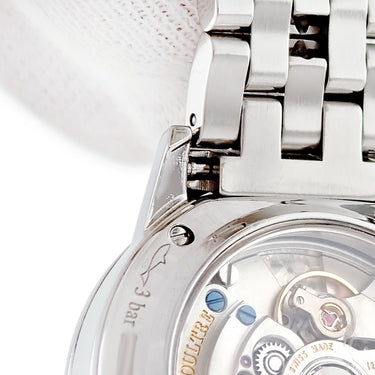 腕時計 ジャガールクルト JAEGER LECOULTRE ランデヴー ナイト&デイ Q3468121 346.8.56.S 自動巻き レディース 純正ダイヤ ギョーシェ 青針