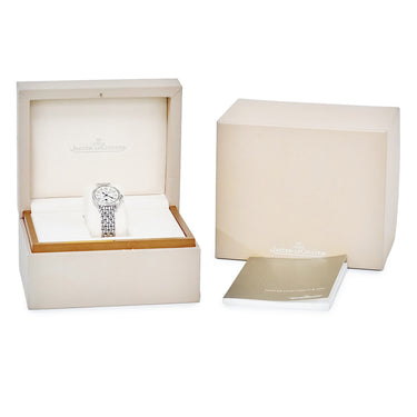 腕時計 ジャガールクルト JAEGER LECOULTRE ランデヴー ナイト&デイ Q3468121 346.8.56.S 自動巻き レディース 純正ダイヤ ギョーシェ 青針