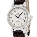 腕時計 IWC IWC ダ ヴィンチ オートマティック 36 IW458308 自動巻き メンズ 純正ダイヤ シルバー アラビア デイト