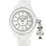 腕時計 シャネル CHANEL J12 マドモアゼル アクテ II 33mm H6478 クオーツ レディース K18WG×セラミック 純正ダイヤ 白 限定
