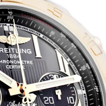 腕時計 ブライトリング BREITLING クロノマット 44 CB0110 CB011012/B957 自動巻き メンズ K18RG×SS コンビ 逆回転防止ベゼル デイト