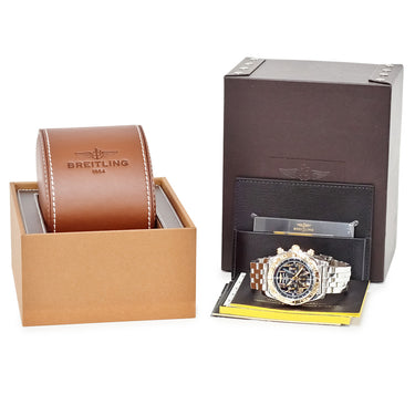 腕時計 ブライトリング BREITLING クロノマット 44 CB0110 CB011012/B957 自動巻き メンズ K18RG×SS コンビ 逆回転防止ベゼル デイト