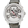 腕時計 ジェイコブ JACOB&CO 5タイムゾーン 47mm スカル JC-SKULLD クオーツ メンズ 純正ダイヤ パヴェ GMT 骸骨 ドクロ