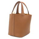 エルメス HERMES ピコタンロック 18 PM ゴールド トリヨンクレマンス ハンドバッグ ゴールド金具 新品 未使用 茶 2026年製