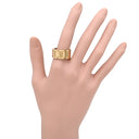 カルティエ Cartier タンクフランセーズ LM イエローゴールド K18YG #59(JP19) リング 指輪 18K 750 YG 18.5号