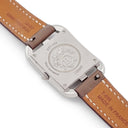腕時計 エルメス HERMES ケープコッド PM CC1.232 CC1.232.290/SW18-I クオーツ レディース 純正ダイヤ ホワイト シェル スクエア