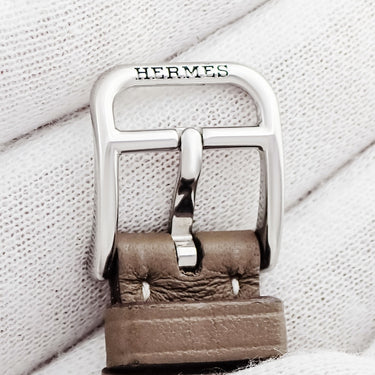 腕時計 エルメス HERMES ケープコッド PM CC1.232 CC1.232.290/SW18-I クオーツ レディース 純正ダイヤ ホワイト シェル スクエア