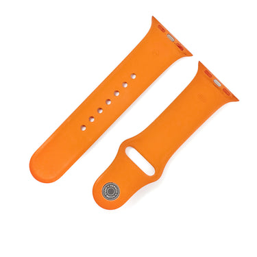 エルメス HERMES 純正 アップルウォッチ 38 40 41 mm用 オレンジ ラバー 腕時計パーツ ラバー ベルト バンド 32ｍｍ 替え 予備 オレンジ