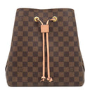 ルイヴィトン LOUIS VUITTON ネオノエ N40198 ヴィーナス ダミエキャンバス ショルダーバッグ ゴールド金具 茶 ピンク ダミエエベヌ 巾着バッグ