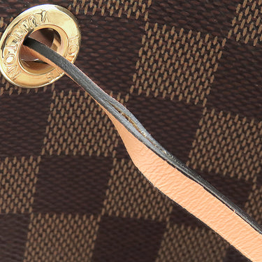 ルイヴィトン LOUIS VUITTON ネオノエ N40198 ヴィーナス ダミエキャンバス ショルダーバッグ ゴールド金具 茶 ピンク ダミエエベヌ 巾着バッグ