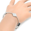 ヴァンクリーフアーペル Van Cleef & Arpels ヴィンテージ アルハンブラ 5モチーフ ダイヤ VCARP2R900 ブラック×ホワイトゴールド K18WG オニキス ダイヤモンド ブレスレット 750WG 18K