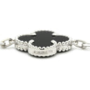 ヴァンクリーフアーペル Van Cleef & Arpels ヴィンテージ アルハンブラ 5モチーフ ダイヤ VCARP2R900 ブラック×ホワイトゴールド K18WG オニキス ダイヤモンド ブレスレット 750WG 18K