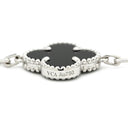 ヴァンクリーフアーペル Van Cleef & Arpels ヴィンテージ アルハンブラ 5モチーフ ダイヤ VCARP2R900 ブラック×ホワイトゴールド K18WG オニキス ダイヤモンド ブレスレット 750WG 18K