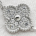 ヴァンクリーフアーペル Van Cleef & Arpels ヴィンテージ アルハンブラ 5モチーフ ダイヤ VCARP2R900 ブラック×ホワイトゴールド K18WG オニキス ダイヤモンド ブレスレット 750WG 18K