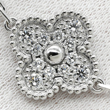 ヴァンクリーフアーペル Van Cleef & Arpels ヴィンテージ アルハンブラ 5モチーフ ダイヤ VCARP2R900 ブラック×ホワイトゴールド K18WG オニキス ダイヤモンド ブレスレット 750WG 18K