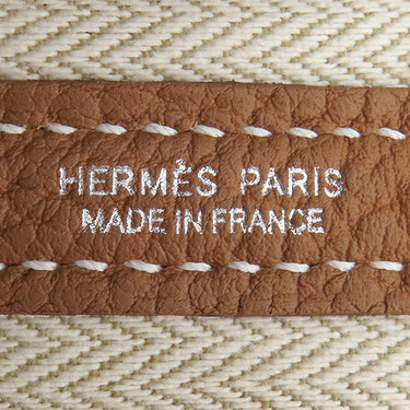 エルメス HERMES ガーデンパーティーTPM ゴールド ネゴンダ トートバッグ シルバー金具 新品 未使用 茶 オールレザー 2025年製