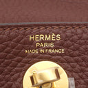 エルメス HERMES リンディ2 ミニ 20 テール トリヨンクレマンス ショルダーバッグ ゴールド金具 新品 未使用 赤茶 2026年製