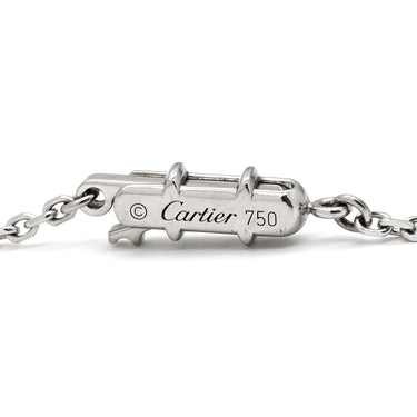 カルティエ Cartier Ｃハート ホワイトゴールド K18WG ネックレス 18金 18K 750WG