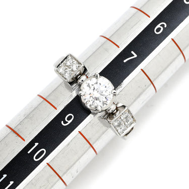 ブルガリ BVLGARI ルチア ダイヤリング ホワイトゴールド K18WG ダイヤモンド リング 指輪 18K 750 WG 8号