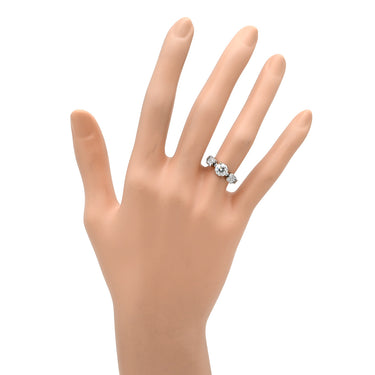 ブルガリ BVLGARI ルチア ダイヤリング ホワイトゴールド K18WG ダイヤモンド リング 指輪 18K 750 WG 8号