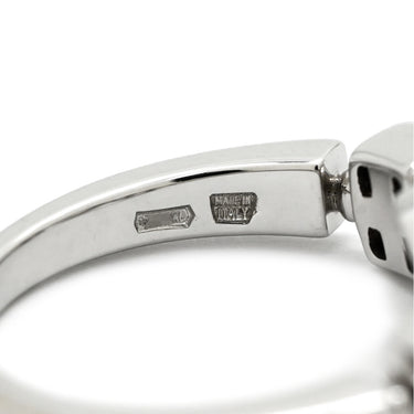 ブルガリ BVLGARI ルチア ダイヤリング ホワイトゴールド K18WG ダイヤモンド リング 指輪 18K 750 WG 8号