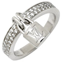 ルイヴィトン LOUIS VUITTON バーグ ロックイット ホワイトゴールド K18WG ダイヤモンド #55(JP15) リング 指輪 18K 750 WG ダイヤモンド 15号