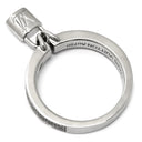 ルイヴィトン LOUIS VUITTON バーグ ロックイット ホワイトゴールド K18WG ダイヤモンド #55(JP15) リング 指輪 18K 750 WG ダイヤモンド 15号