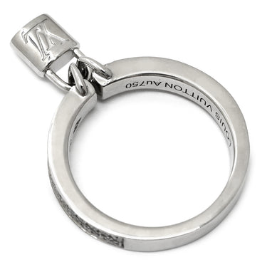 ルイヴィトン LOUIS VUITTON バーグ ロックイット ホワイトゴールド K18WG ダイヤモンド #55(JP15) リング 指輪 18K 750 WG ダイヤモンド 15号