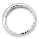 ミキモト MIKIMOTO ダイヤ 0.10ct バンドリング プラチナシルバー Pt950 ダイヤモンド リング 指輪 プラチナ 一文字 3Pダイヤ 甲丸 8号