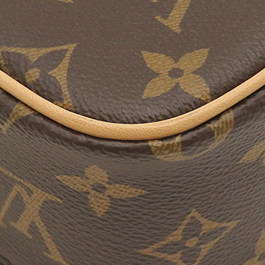 ルイヴィトン LOUIS VUITTON ニース ナノ M44936 モノグラム モノグラムキャンバス ポーチ ゴールド金具 茶 バニティ メイクポーチ 化粧ポーチ