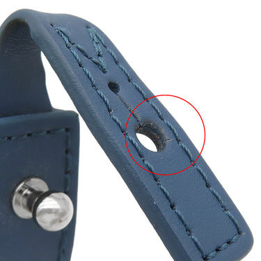 ルイヴィトン LOUIS VUITTON LVアエログラム ポシェット IPAD M81029 ブルー グレインカーフレザー クラッチバッグ シルバー金具 青 クラッチ