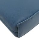 ルイヴィトン LOUIS VUITTON LVアエログラム ポシェット IPAD M81029 ブルー グレインカーフレザー クラッチバッグ シルバー金具 青 クラッチ