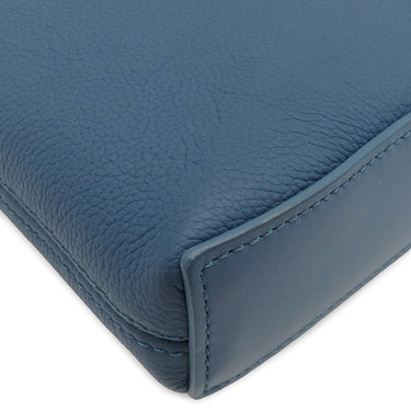 ルイヴィトン LOUIS VUITTON LVアエログラム ポシェット IPAD M81029 ブルー グレインカーフレザー クラッチバッグ シルバー金具 青 クラッチ