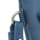 ルイヴィトン LOUIS VUITTON LVアエログラム ポシェット IPAD M81029 ブルー グレインカーフレザー クラッチバッグ シルバー金具 青 クラッチ