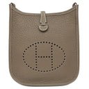 エルメス HERMES エヴリン TPM 16 ロング アマゾン エトゥープ×ブルーインディゴ トリヨンクレマンス ショルダーバッグ シルバー金具 グレージュ 紺 エブリン