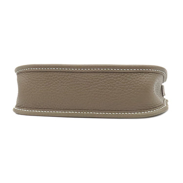 エルメス HERMES エヴリン TPM 16 ロング アマゾン エトゥープ×ブルーインディゴ トリヨンクレマンス ショルダーバッグ シルバー金具 グレージュ 紺 エブリン