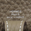 エルメス HERMES エヴリン TPM 16 ロング アマゾン エトゥープ×ブルーインディゴ トリヨンクレマンス ショルダーバッグ シルバー金具 グレージュ 紺 エブリン