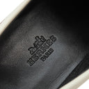 エルメス HERMES デスタン H212114Z ベージュ×ブラウン カーフ #35 1/2 ローファー シルバー金具 ケリーバックル トリコロール