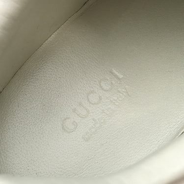 グッチ GUCCI リウェブ レザー スニーカー 785728 ホワイト レザー #35 スニーカー 白 シェリーリボン 緑 赤 22cm