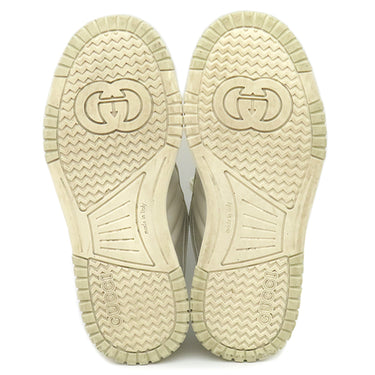 グッチ GUCCI リウェブ レザー スニーカー 785728 ホワイト レザー #35 スニーカー 白 シェリーリボン 緑 赤 22cm