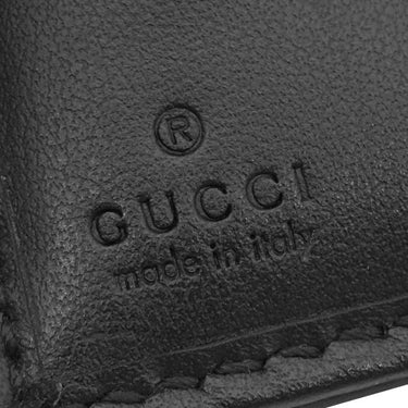 グッチ GUCCI GGマーモント コンパクトウォレット 773427 ブラック レザー 二つ折り財布 ヴィンテージ金具 黒 キルティング 小銭入れ