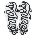 エルメス HERMES バレエシューズ マンタ H261004Z 02350 ブラック ゴム ファブリック #37.5 靴 ニット