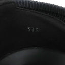 エルメス HERMES バレエシューズ マンタ H261004Z 02350 ブラック ゴム ファブリック #37.5 靴 ニット