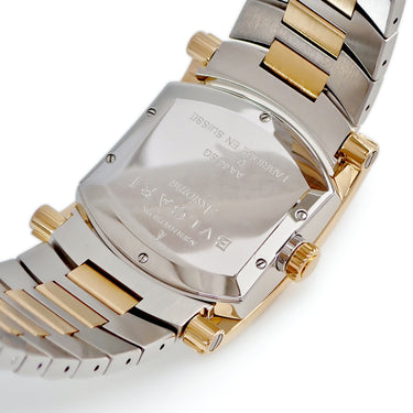 腕時計 ブルガリ BVLGARI アショーマ AA44SG 自動巻き メンズ K18YG×SS コンビ シルバー サウジアラビア デイト アラビア バー