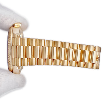 腕時計 ロレックス ROLEX デイデイト 40 228238 ランダム番 自動巻き メンズ メーカーOH済 ランダム番 K18YG無垢 グリーン オンブレ ローマン