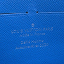ルイヴィトン LOUIS VUITTON ソフトトランク ウォレット M45432 モノグラムクラウズ レザー モノグラムクラウズキャンバス ボディバッグ シルバー金具 青 雲 ショルダー