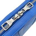 ルイヴィトン LOUIS VUITTON ソフトトランク ウォレット M45432 モノグラムクラウズ レザー モノグラムクラウズキャンバス ボディバッグ シルバー金具 青 雲 ショルダー