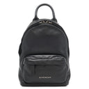 ジバンシイ GIVENCHY ロゴ ミニ バッグパック ブラック レザー リュック・デイパック シルバー金具 黒 リュック