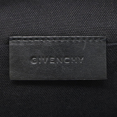 ジバンシイ GIVENCHY ロゴ ミニ バッグパック ブラック レザー リュック・デイパック シルバー金具 黒 リュック
